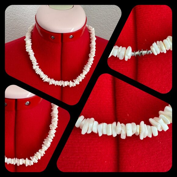 Vintage Puka Shell Necklace EUC - Picture 2 of 6
